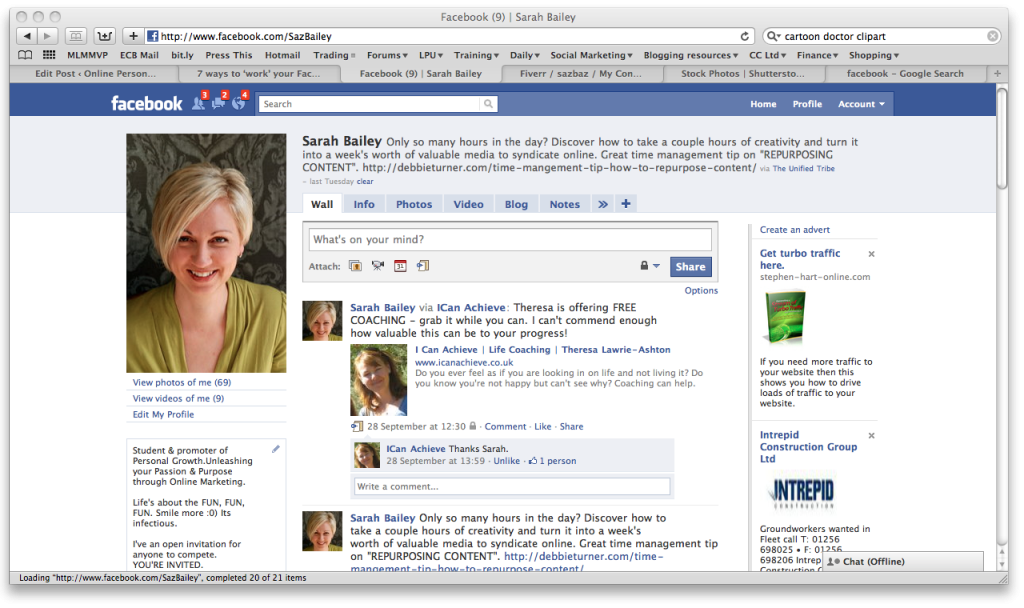 Saz_Bailey_Facebook_Profile Saz Baileys' Facebook Profile